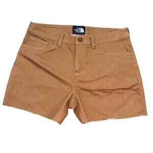 The North Face Cut Off Brown Shorts Women’s Sz 4 Outdoor Casual Denim Hiking